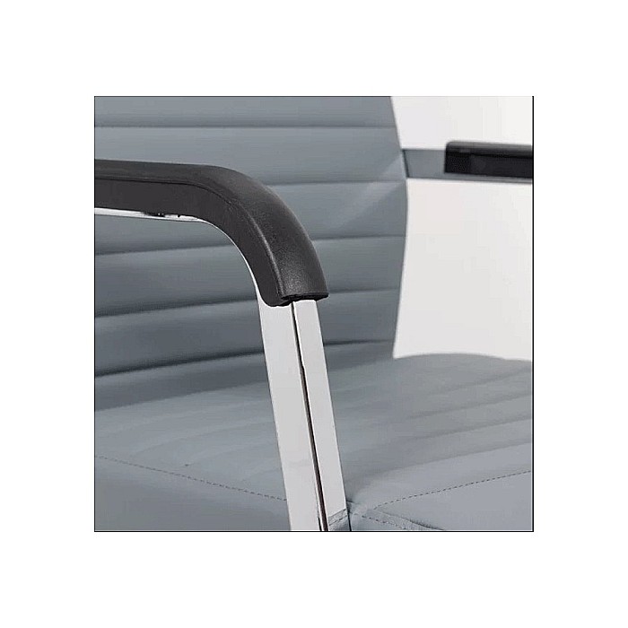 Scaun directorial OFF 319, ergonomic, piele ecologica, mecanism balans, baza cromata, 110 kg [3]