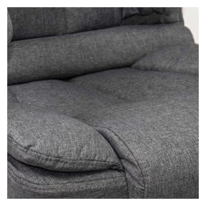 Scaun directorial OFF 415F, stofa, functie rabatare, role gumate, 120 kg [6]
