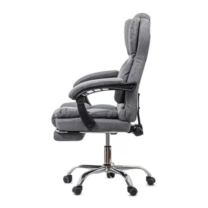 Scaun directorial OFF 415F, stofa, functie rabatare, role gumate, 120 kg [3]
