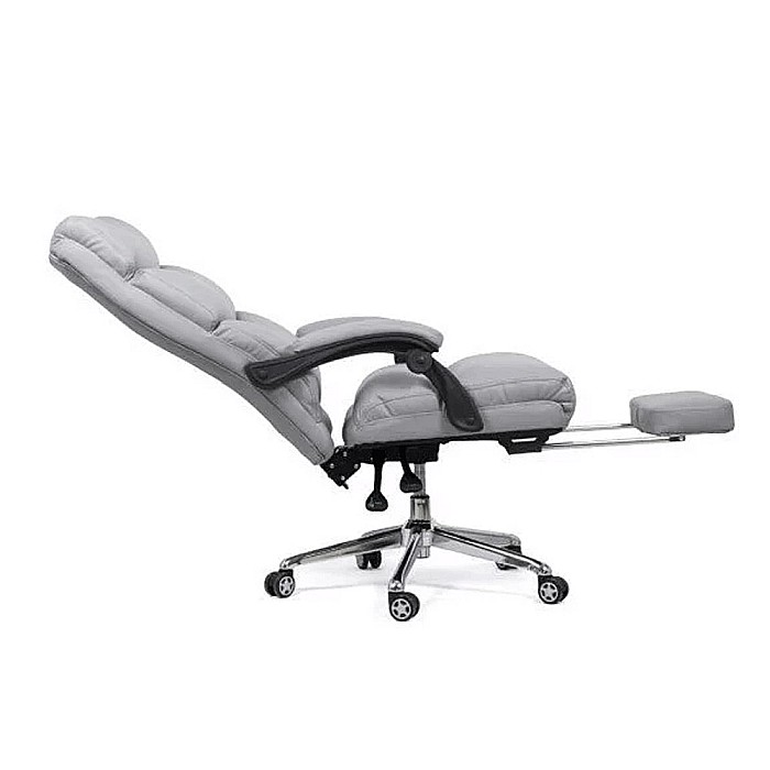 Scaun directorial OFF 422, perne duble, piele ecologica, suport picioare retractabil, mecanism a-sincron, 120 kg [4]