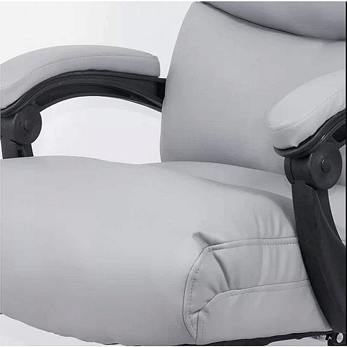 Scaun directorial OFF 422, perne duble, piele ecologica, suport picioare retractabil, mecanism a-sincron, 120 kg [3]
