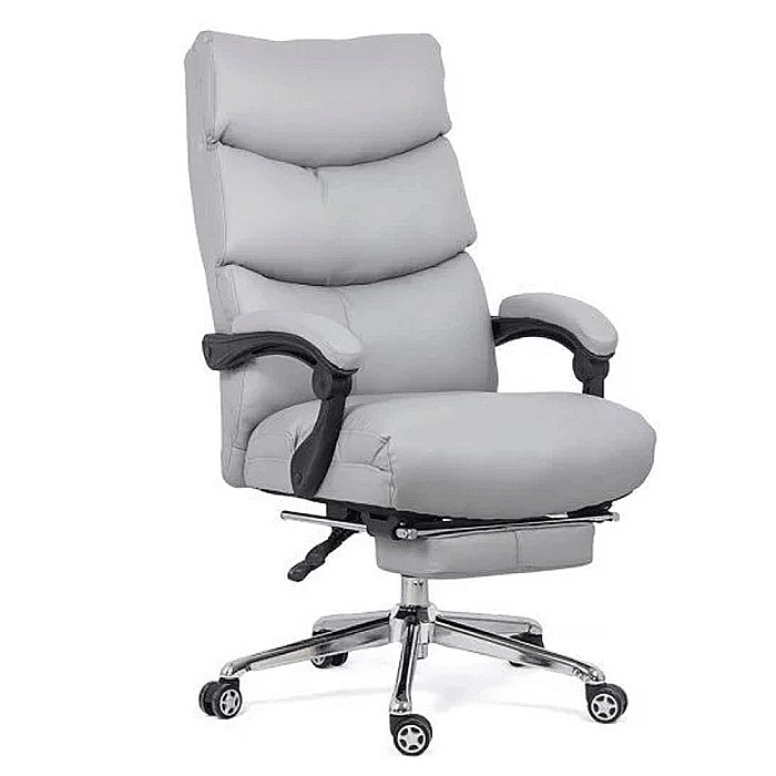 Scaun directorial OFF 422, perne duble, piele ecologica, suport picioare retractabil, mecanism a-sincron, 120 kg [2]