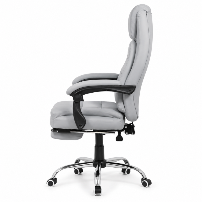 Scaun directorial OFF 425, piele ecologica, suport picioare, a-sincron, 120 kg [3]