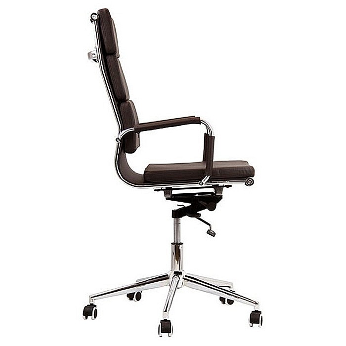 Scaun directorial OFF 808, piele ecologica, mecanism de balans, baza metalica, rotativ, inaltime ajustabila, 110 kg [5]