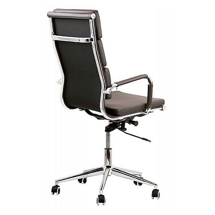 Scaun directorial OFF 808, piele ecologica, mecanism de balans, baza metalica, rotativ, inaltime ajustabila, 110 kg [3]