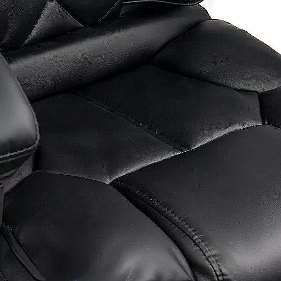 Scaun directorial OFF412, piele ecologica, mecanism asincron, robust, suport picioare retractabil, 120 kg [7]