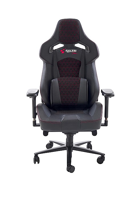 Scaun directorial pentru gaming HM Baldur, piele ecologica, cadru metalic, cotiere reglabile, multiblock,100 kg, negru [2]