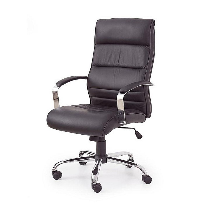 Scaun directorial piele HM Teksas negru [2]