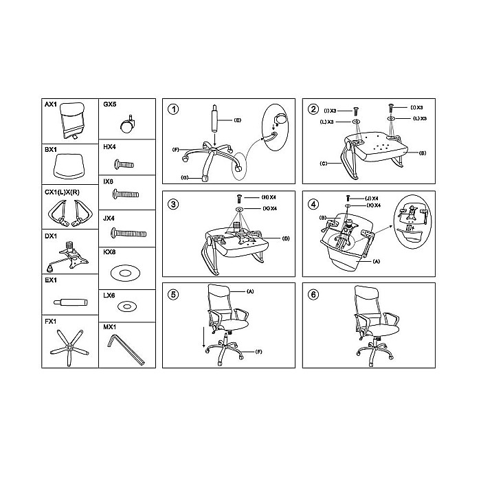 Scaun directorial SL Q025, suport lombar, stofa/mesh, mecanism de balans, cadru cromat, 100 kg, gri [2]