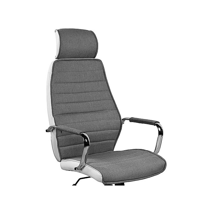 Scaun directorial SL Q035 gri - alb [3]