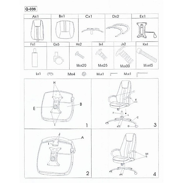 Scaun directorial SL Q036, Piele ecologica, Cadru Metalic, Inaltime ajustabila, 100 kg, Gri [3]