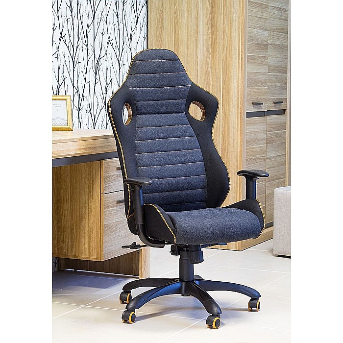Scaun directorial SL Q229 negru - gri [5]