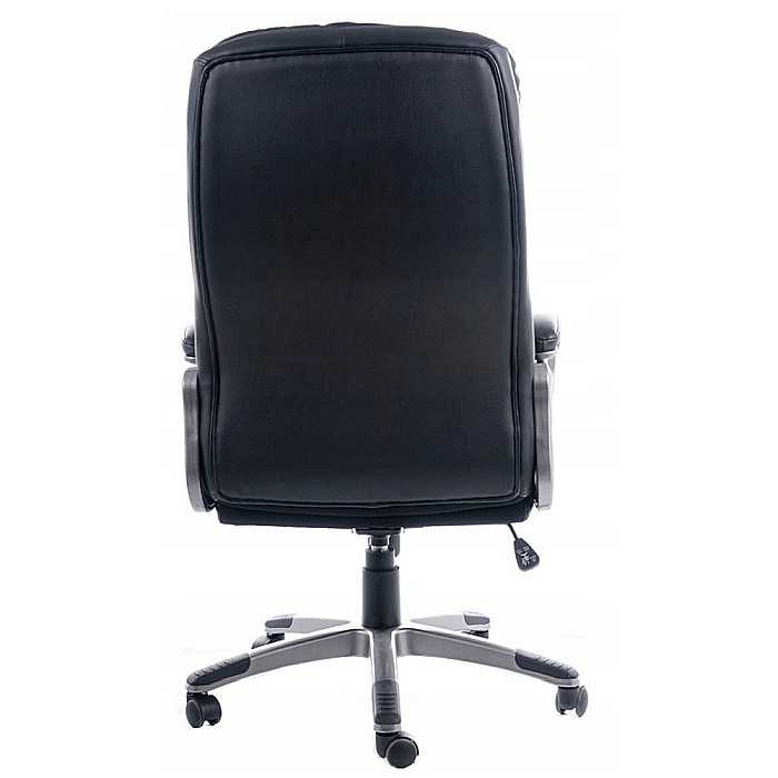 Scaun directorial SL Q270, cadru polipropilena, piele ecologica, inaltime ajustabila, mecanism balansare, 100 Kg, negru [2]