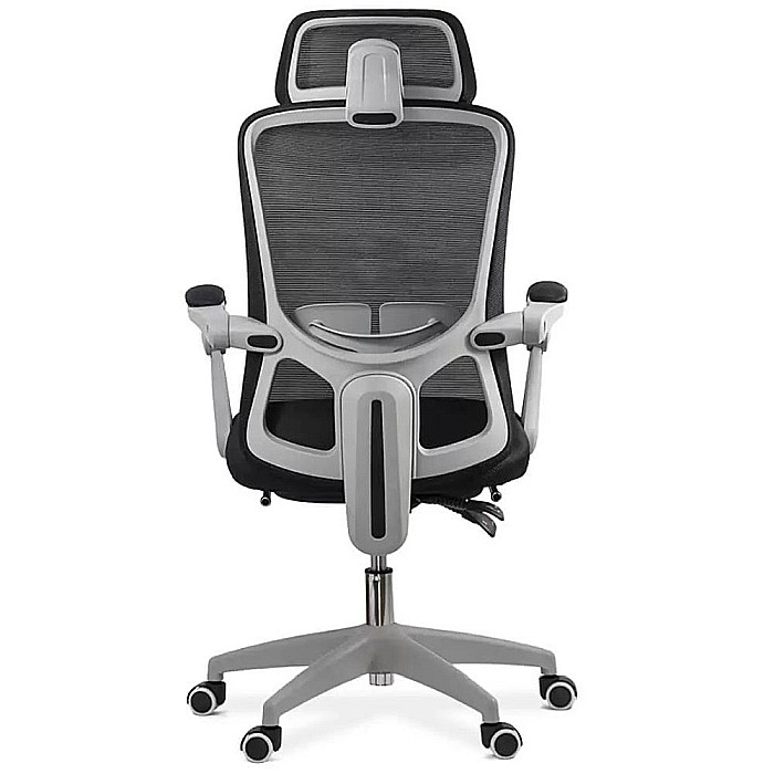 Scaun ergonomic cu tetiera OFF 430, mesh, suport picioare, polipropilena, 100 kg [3]