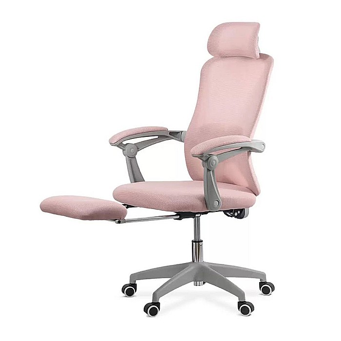 Scaun ergonomic cu tetiera OFF 430, mesh, suport picioare, polipropilena, 100 kg [2]