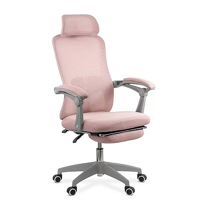 Scaun ergonomic cu tetiera OFF 430, mesh, suport picioare, polipropilena, 100 kg [1]