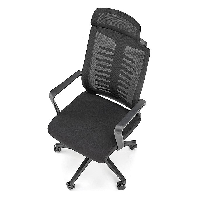 Scaun ergonomic mesh HM Fabio negru [10]