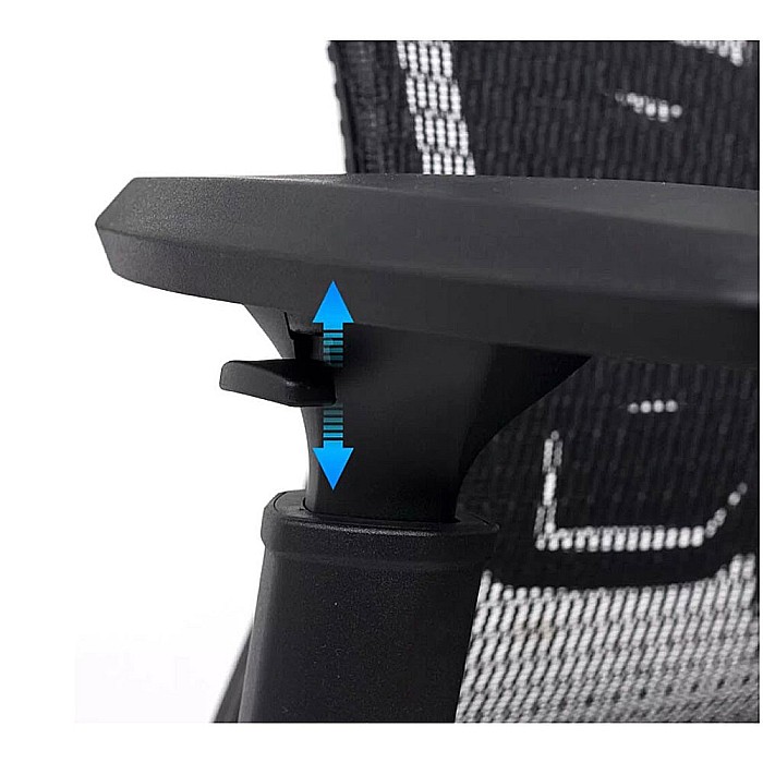 Scaun ergonomic multifunctional SYYT 9506, mesh, suport lombar reglabil, baza metalica, 120 kg [4]
