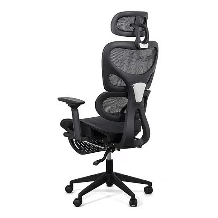 Scaun ergonomic multifunctional SYYT 9508, mesh, suport lombar, tetiera, spatar si brate reglabile, suport picioare, 120 kg [2]