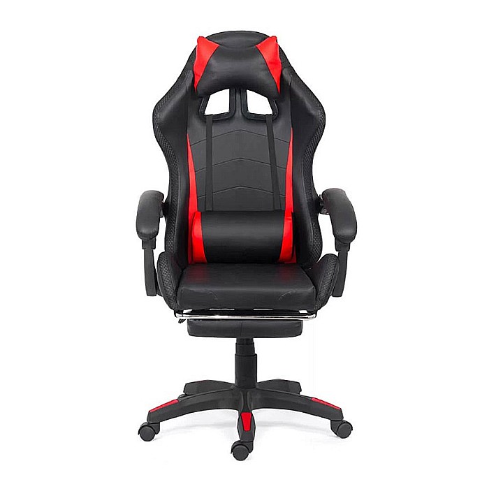 Scaun gaming cu iluminare LED RGB OFF 303, perne detasabile, suport picioare retractabil, polipropilena, 110 kg [4]