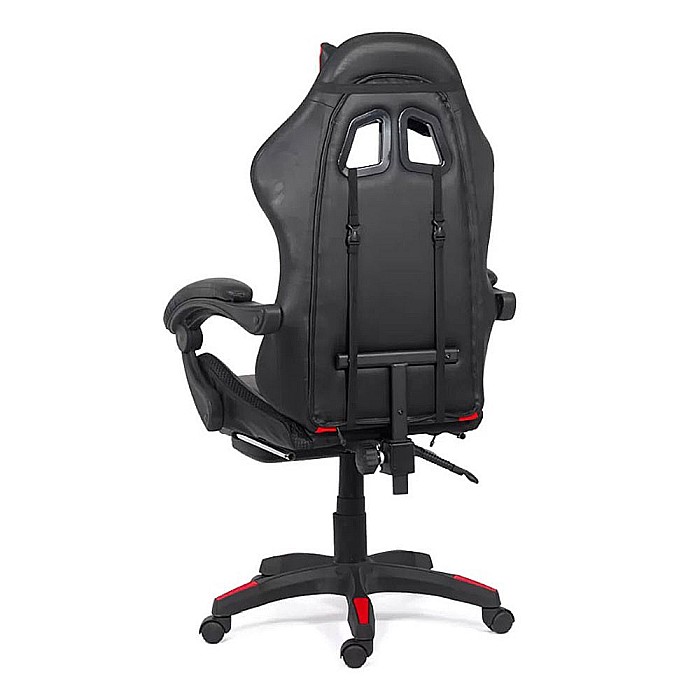Scaun gaming cu iluminare LED RGB OFF 303, perne detasabile, suport picioare retractabil, polipropilena, 110 kg [8]