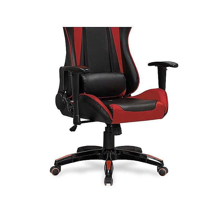 Scaun gaming HM Defender negru - rosu [4]