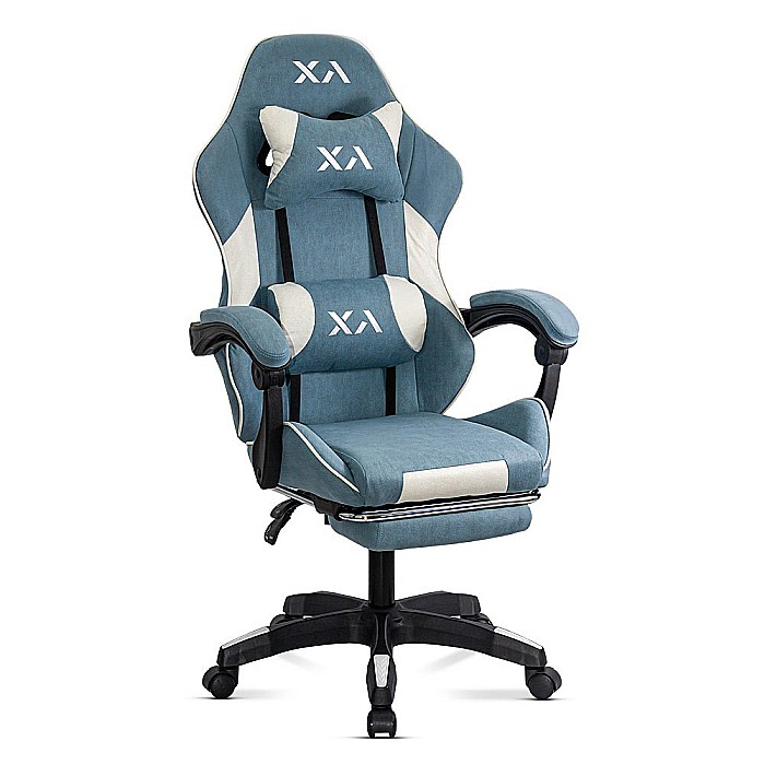 Scaun gaming OFF 295, spatar reglabil, suport picioare, stofa, robust, cadru polipropilena, rabatabil, 100 kg [1]