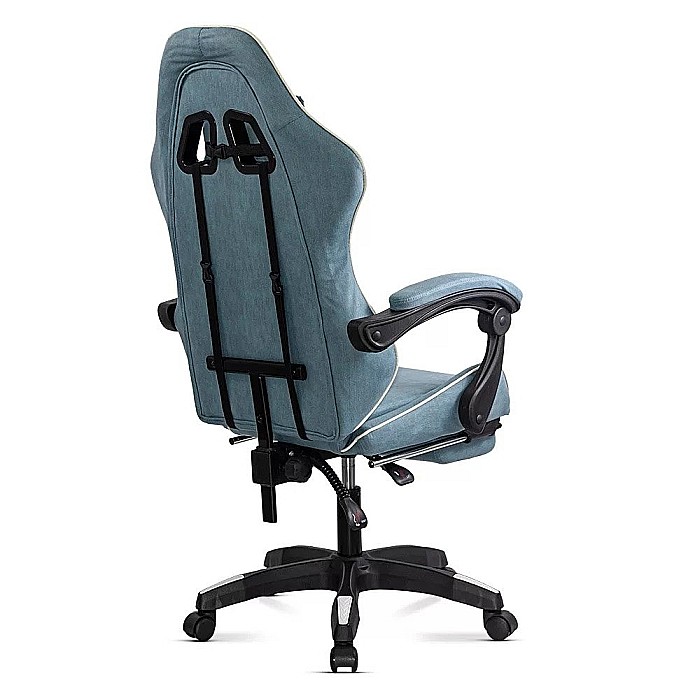 Scaun gaming OFF 295, spatar reglabil, suport picioare, stofa, robust, cadru polipropilena, rabatabil, 100 kg [5]