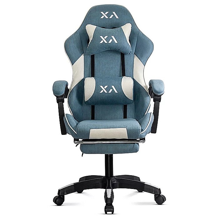 Scaun gaming OFF 295, spatar reglabil, suport picioare, stofa, robust, cadru polipropilena, rabatabil, 100 kg [4]
