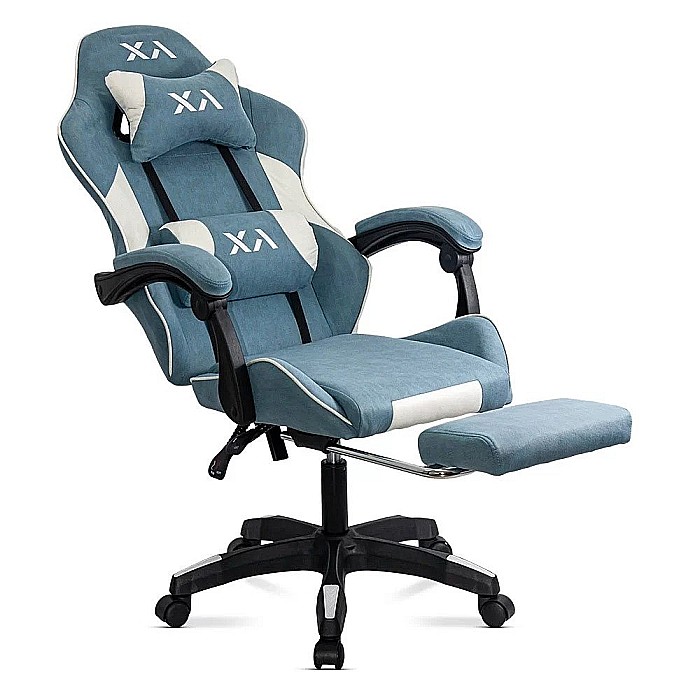 Scaun gaming OFF 295, spatar reglabil, suport picioare, stofa, robust, cadru polipropilena, rabatabil, 100 kg [2]