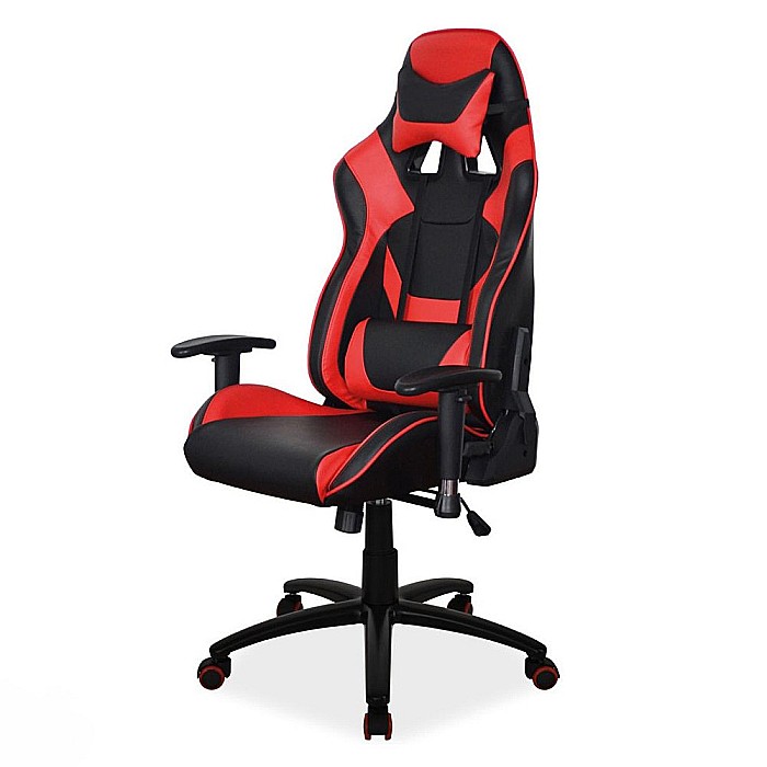 Scaun gaming SL Supra negru - rosu [2]