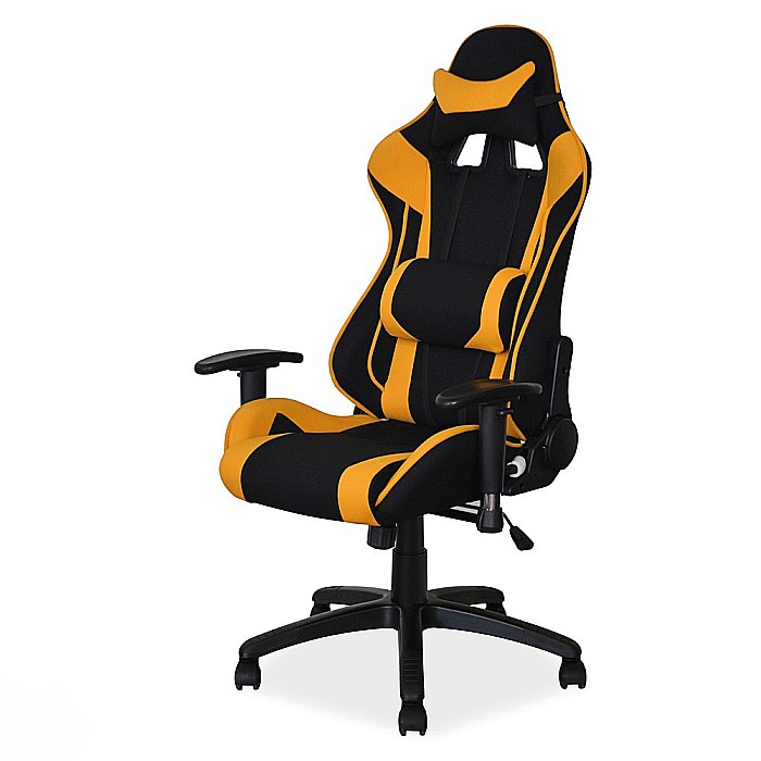 Scaun gaming SL Viper negru - galben [3]