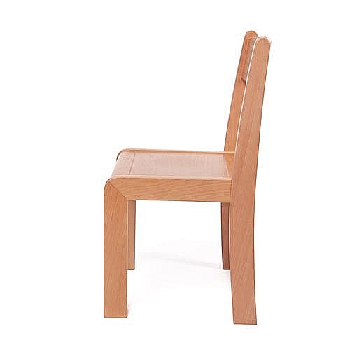 Scaun lemn gradinita Bambi, H35, natur [5]