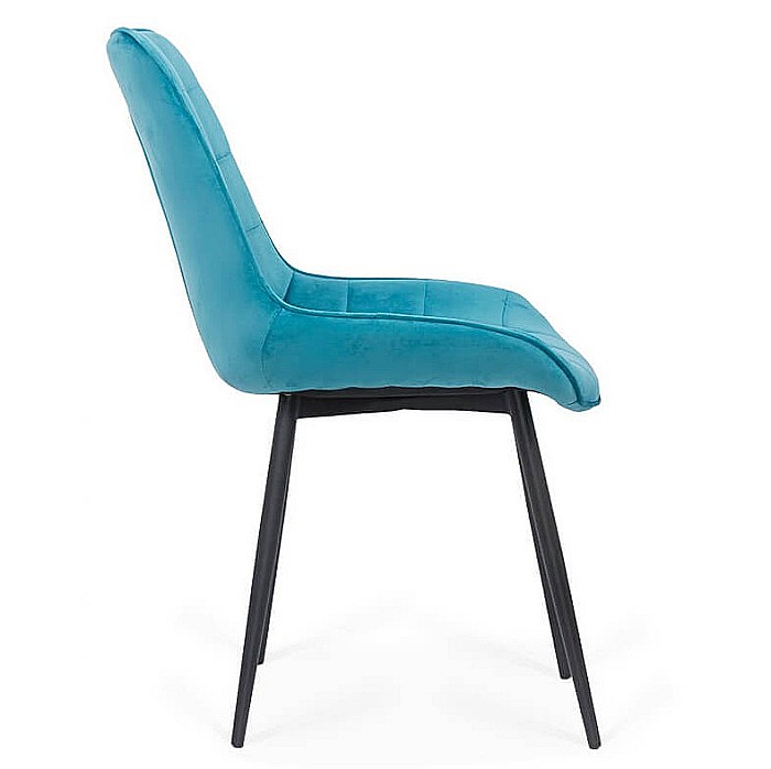 Scaun living BUC 206, catifea, picioare metalice, robust, ergonomic, 110 kg [2]