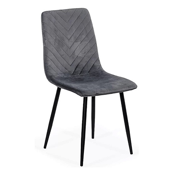 Scaun living BUC 208, catifea, baza metalica [3]