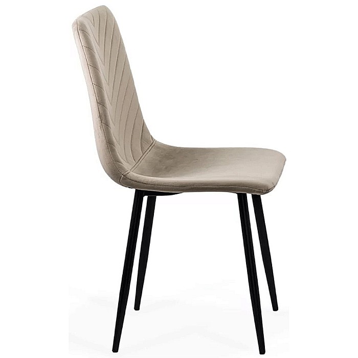 Scaun living BUC 208, catifea, baza metalica [2]