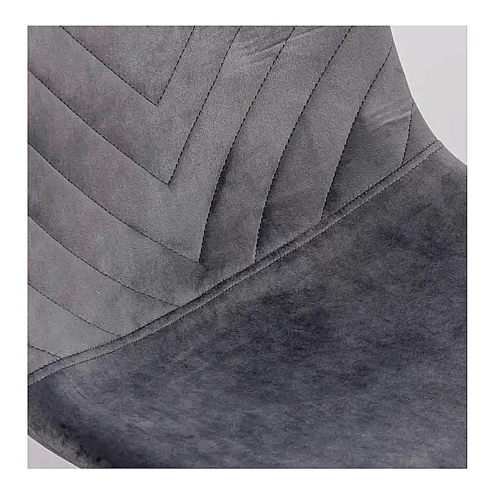 Scaun living BUC 208, catifea, baza metalica [4]