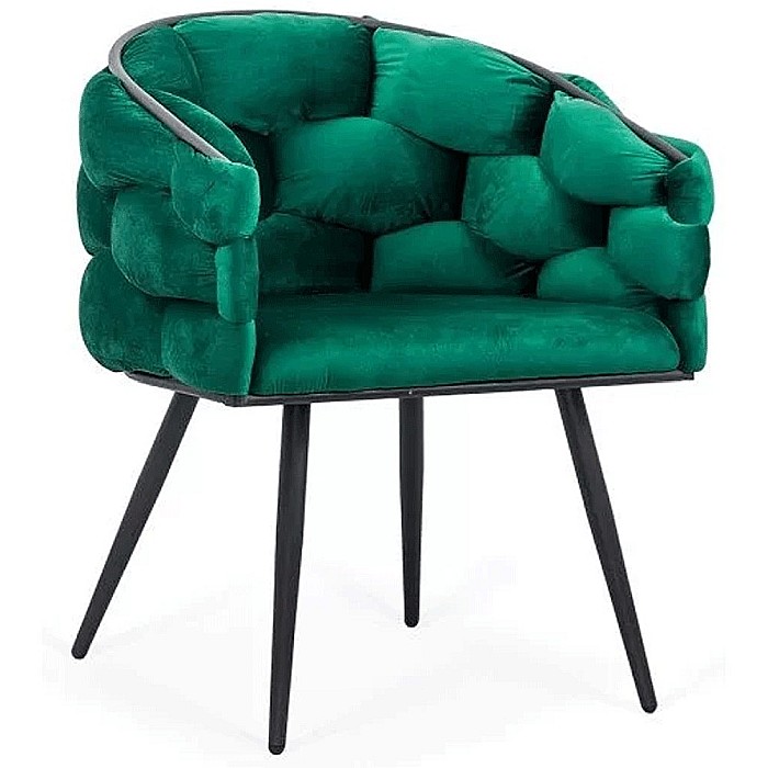 Scaun living BUC 256, ergonomic, catifea, structura metalica, perne groase, 120 kg [2]