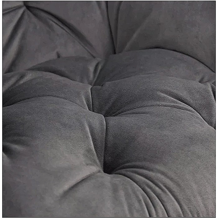 Scaun living BUC 257, tip fotoliu, ergonomic, catifea, picioare metalice, 110 kg [3]