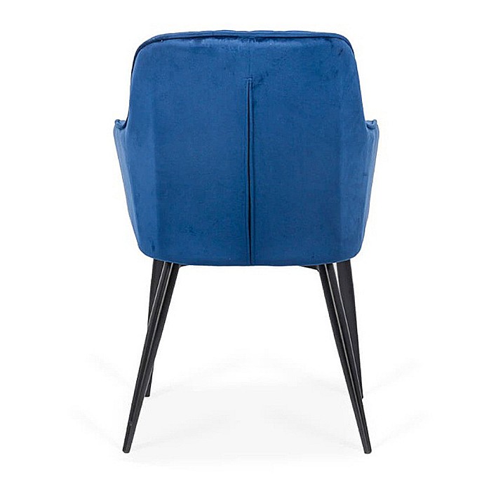 Scaun living BUC 258, forma conica, catifea, picioare metalice, 110 kg [3]