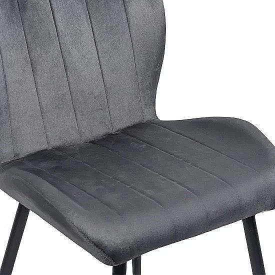 Scaun living BUC204, catifea, structura metalica, ergonomic, spatar cu maner, 120 kg [4]