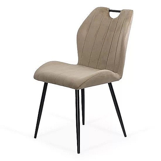 Scaun living BUC204, catifea, structura metalica, ergonomic, spatar cu maner, 120 kg [3]