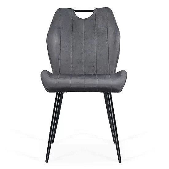 Scaun living BUC204, catifea, structura metalica, ergonomic, spatar cu maner, 120 kg [3]