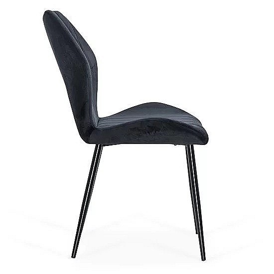 Scaun living BUC204, catifea, structura metalica, ergonomic, spatar cu maner, 120 kg [4]