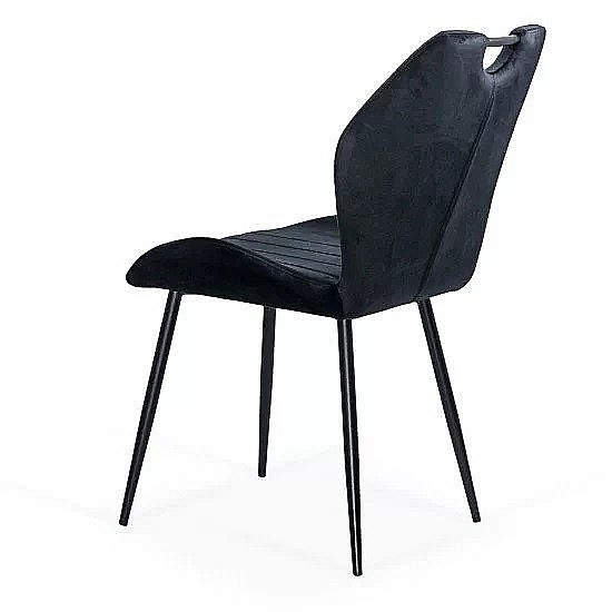 Scaun living BUC204, catifea, structura metalica, ergonomic, spatar cu maner, 120 kg [2]