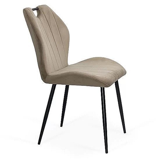 Scaun living BUC204, catifea, structura metalica, ergonomic, spatar cu maner, 120 kg [1]