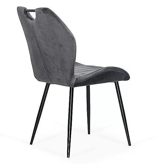 Scaun living BUC204, catifea, structura metalica, ergonomic, spatar cu maner, 120 kg [2]