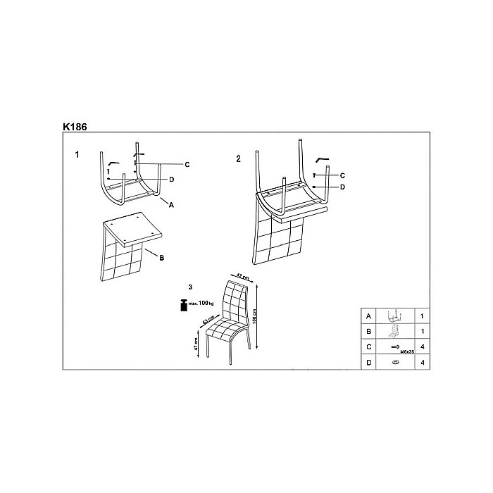 Scaun living HM K186 gri [2]