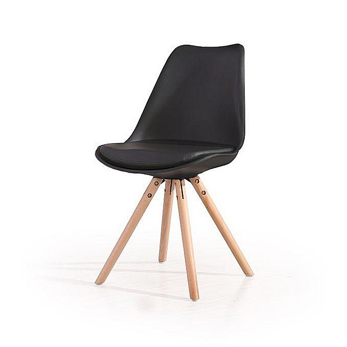 Scaun living HM K201 negru [2]