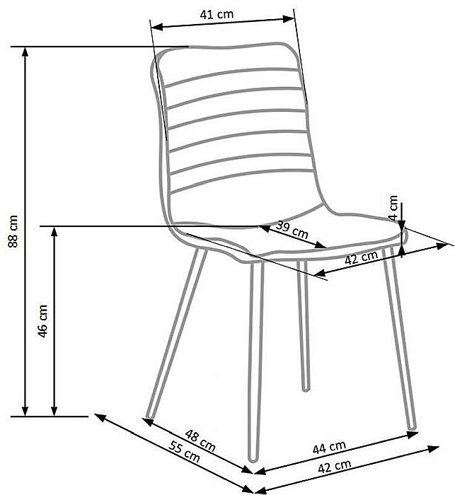 Scaun living HM K251 gri [4]